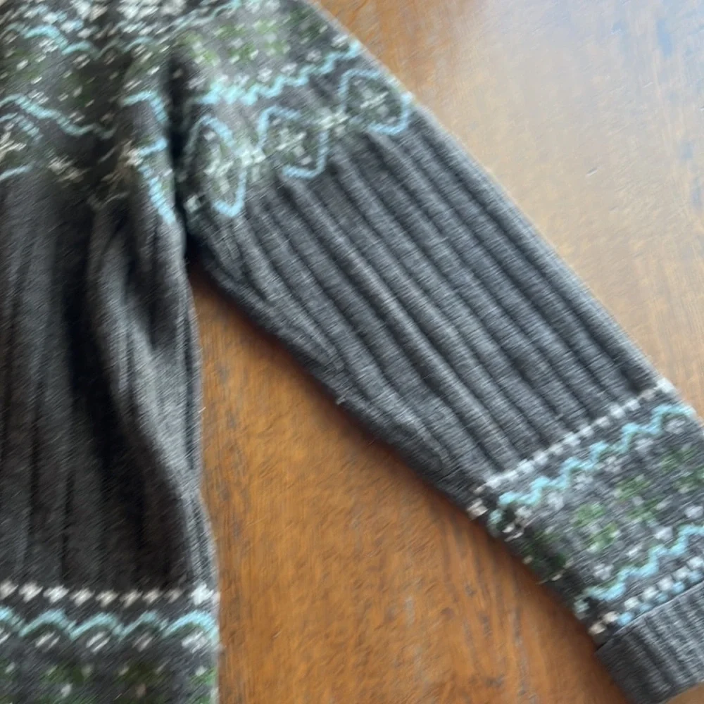Field Gear Shetland Wool zip up cardigan size small long sleeves, dry clean